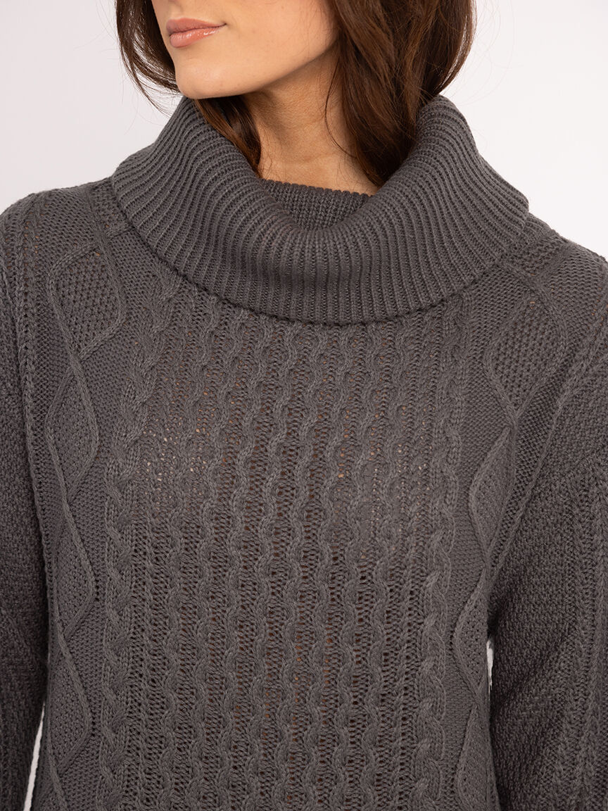 jordana cowl neck knee length dress Image 3