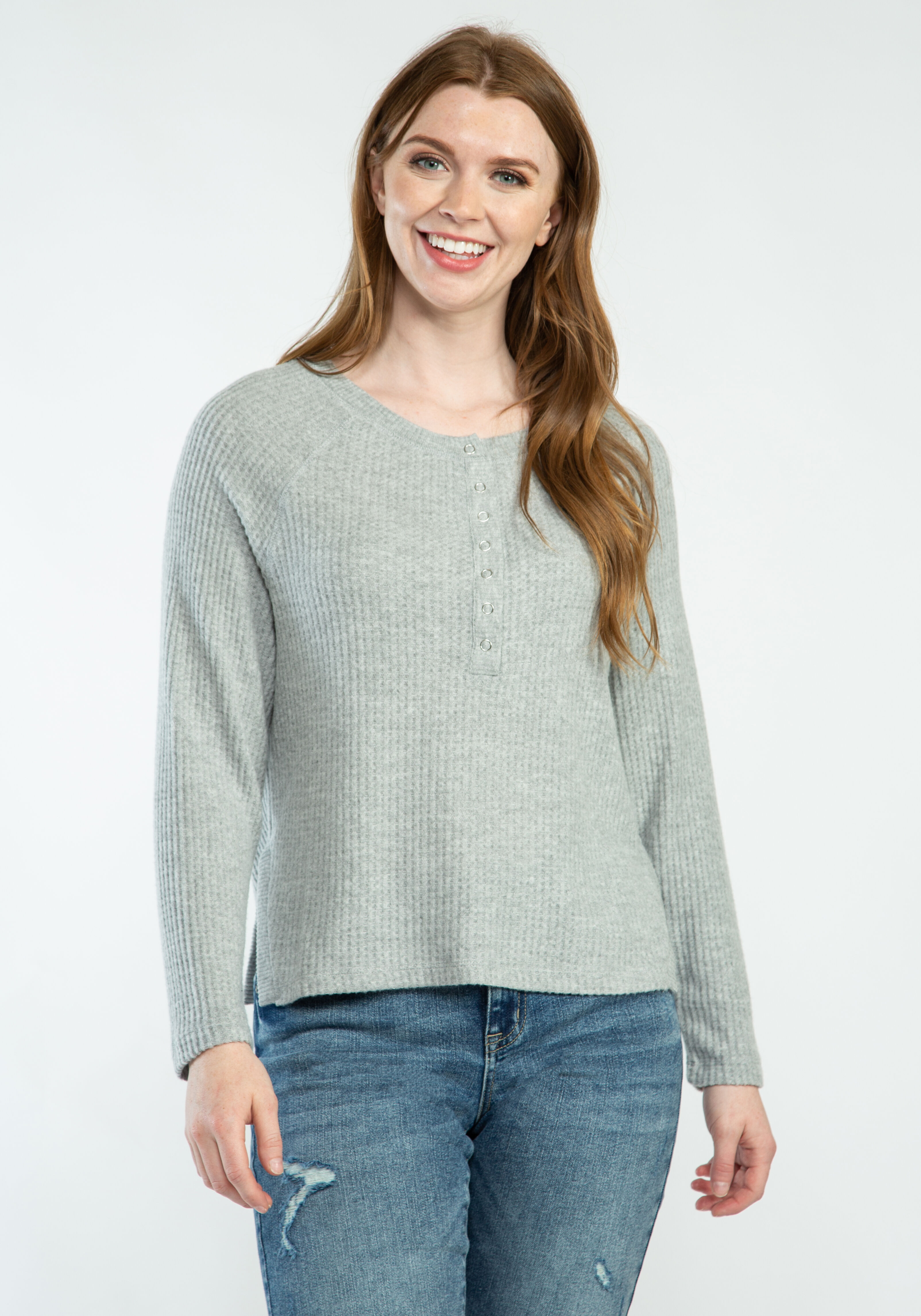 dex snap front henley Image 1