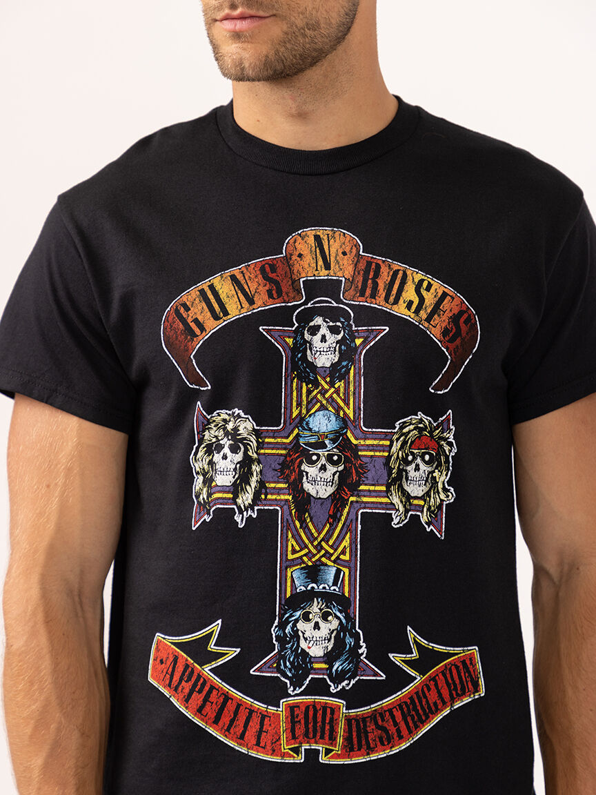 unisex guns n roses graphic tee Image 4