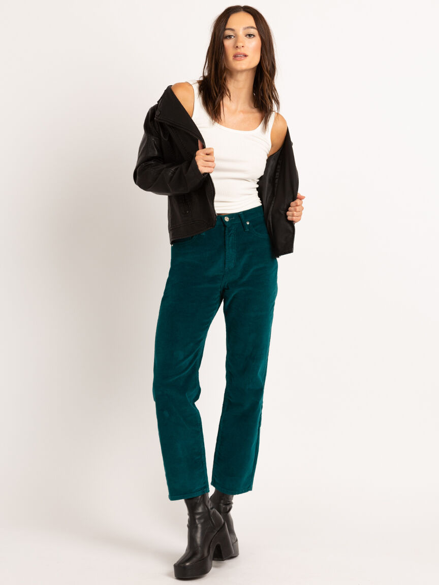 highly desirable corduroy straight jean Image 1