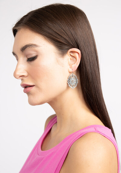 oval filigree earrings Image 1