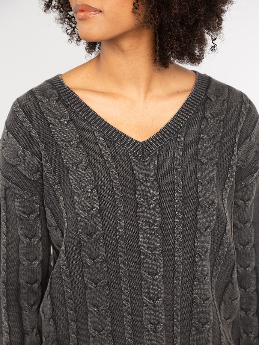 zarina v neck sweater Image 4
