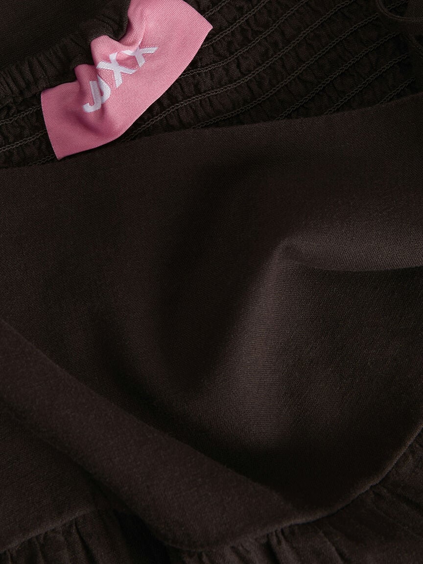 almira linen blend long dress