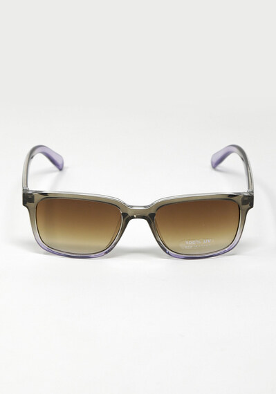 rectangular ombre frame sunglasses Image 1