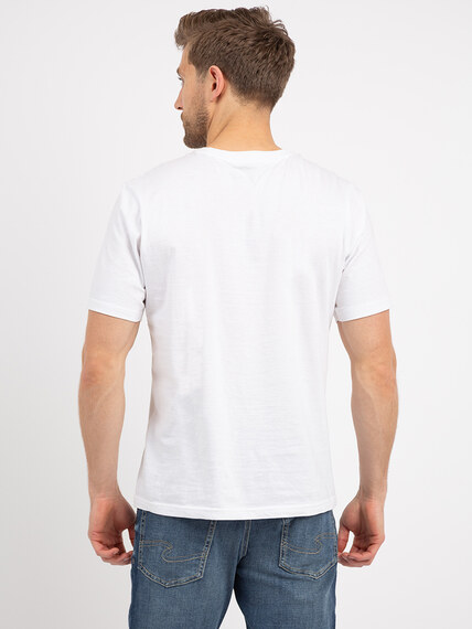 basic white crewneck t-shirt Image 3