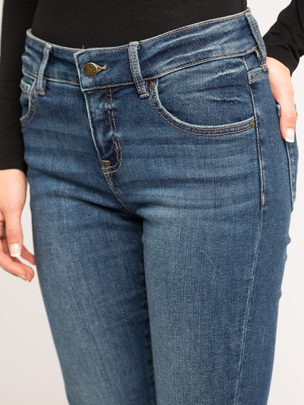 mid rise skinny jeans Image 6