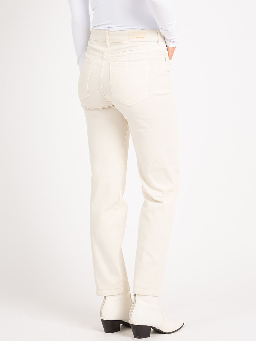 high rise straight in ivory Image 4