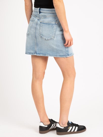 highly desirable denim mini skirt