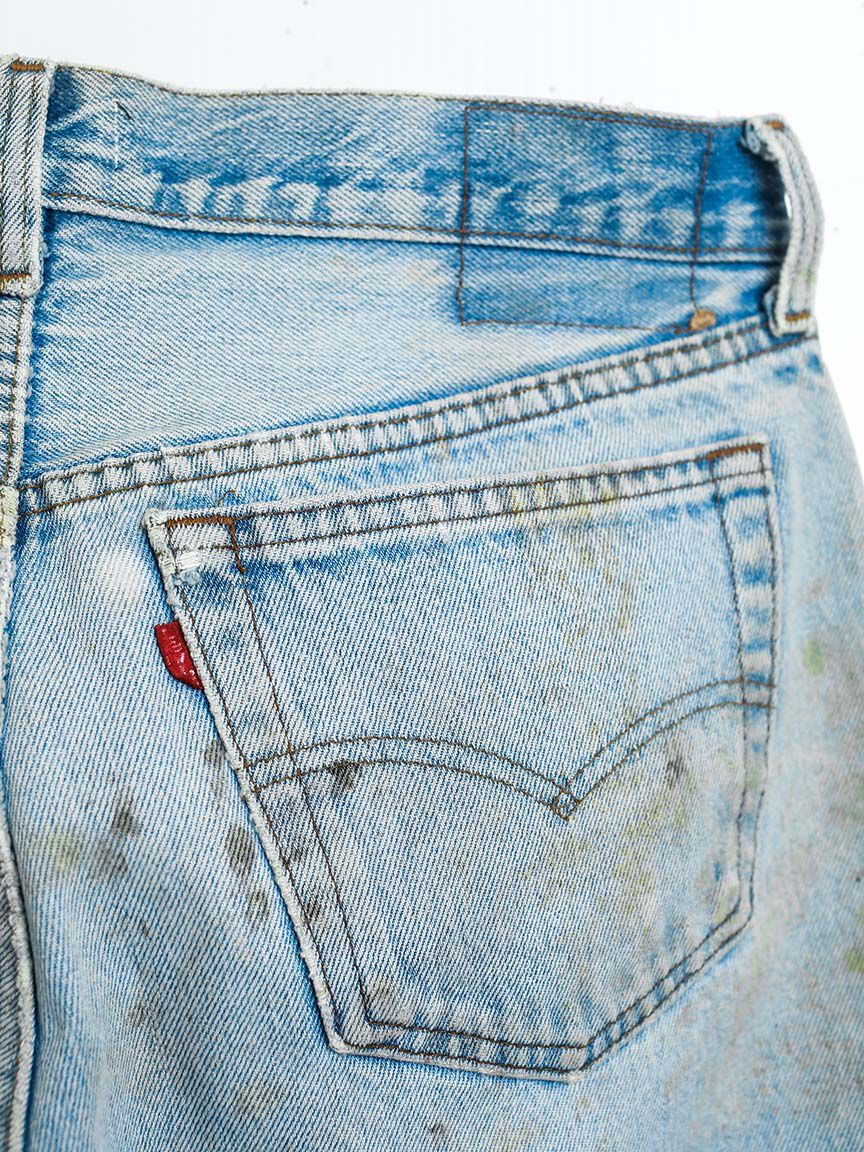 levi's 501 jean with repairs circa early 80s Image 2