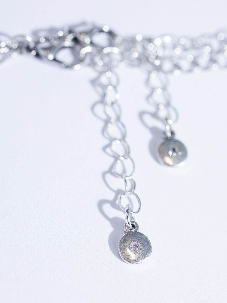 rose coin double layer necklace Image 3