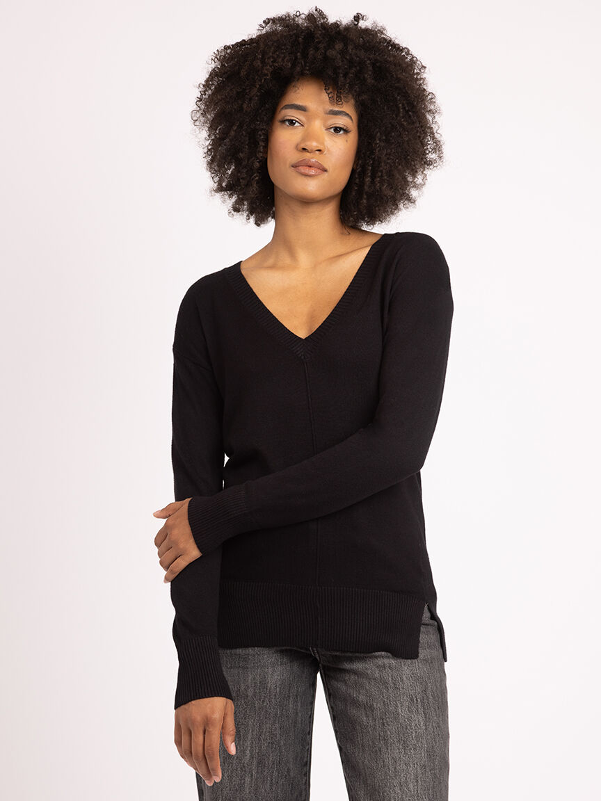 v neck sweater Image 1