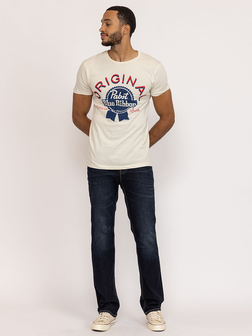 unisex pabst blue ribbon graphic tee