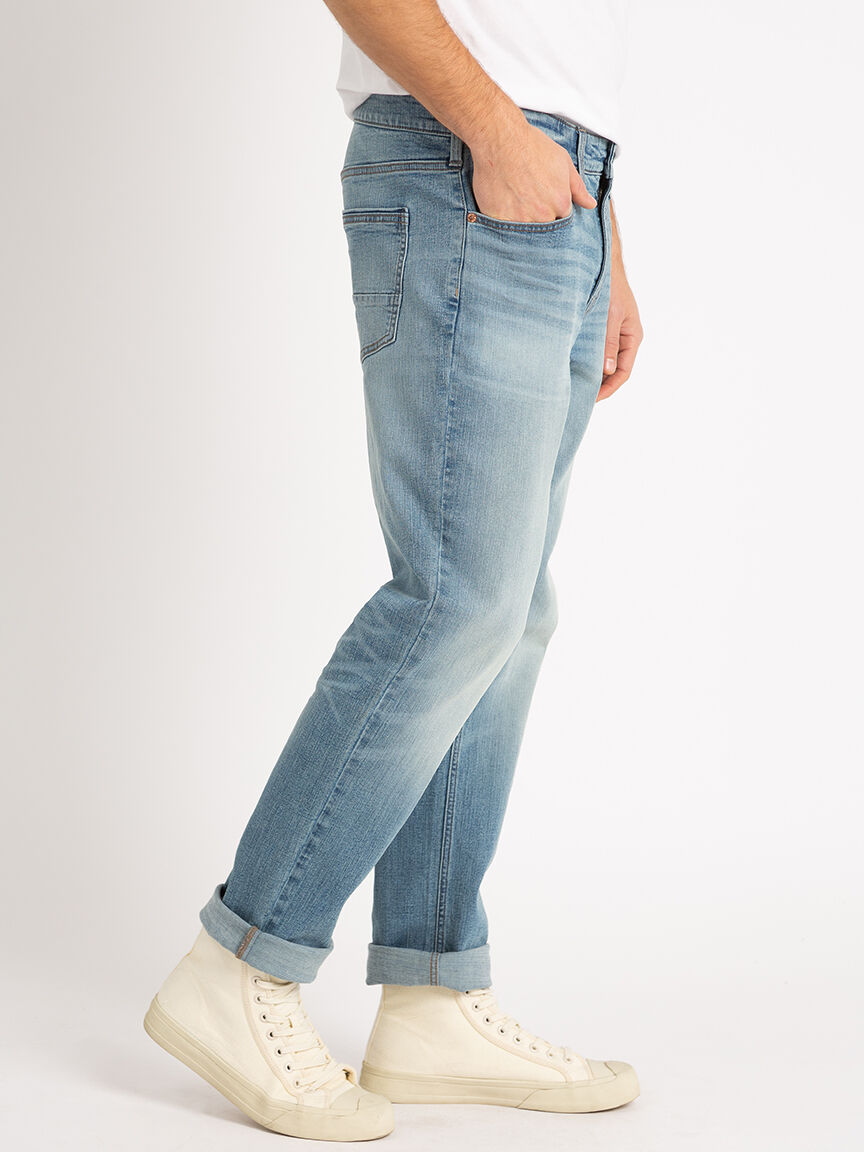 jackson slim straight in light stone wash Image 3