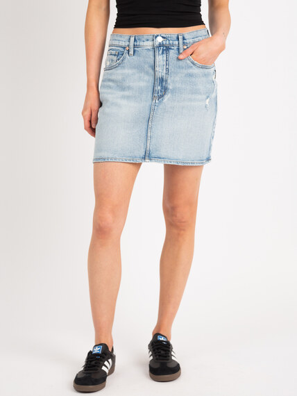 highly desirable denim mini skirt Image 2