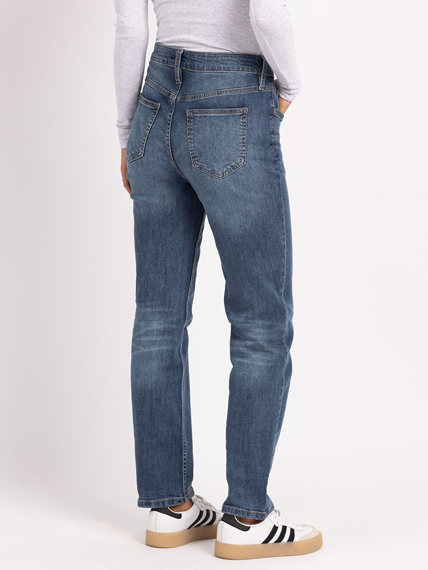 tegan straight leg jean medium authentic