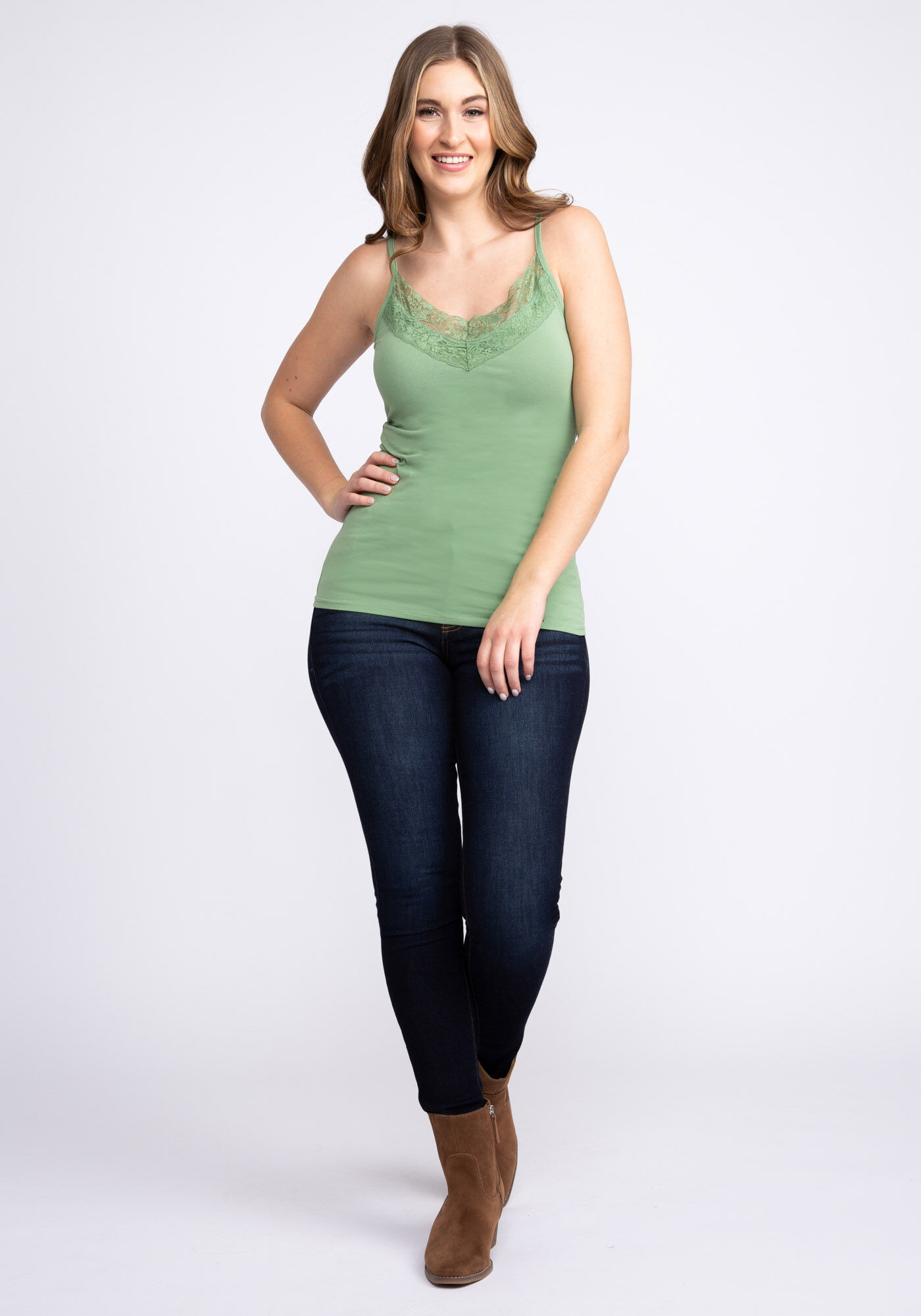Lace v neck tank top new arrivals