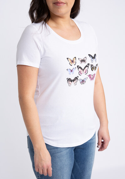 butterfly graphic t-shirt Image 4