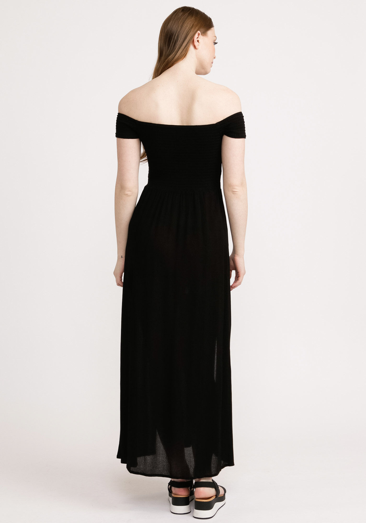 augustine smocked off shoulder maxi dress Image 2