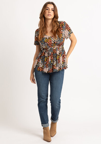 camila short sleeve blouse Image 4