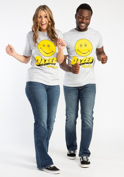 smiley face graphic tee shirt Image 3