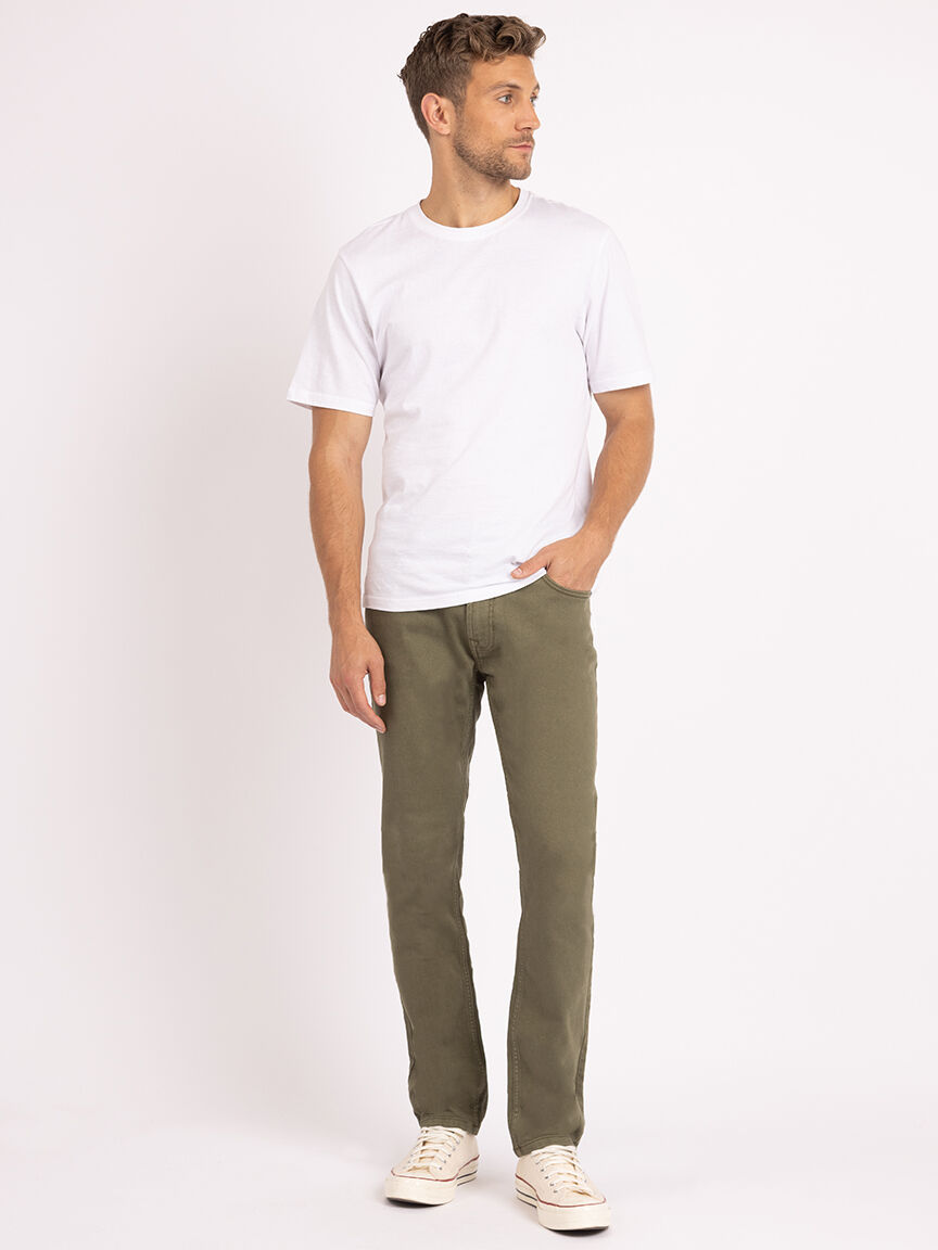jackson slim straight jean pine Image 1