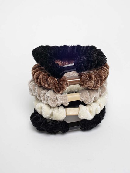 5 pack velvet hair ties 5 pack velvet hair ties Image 3