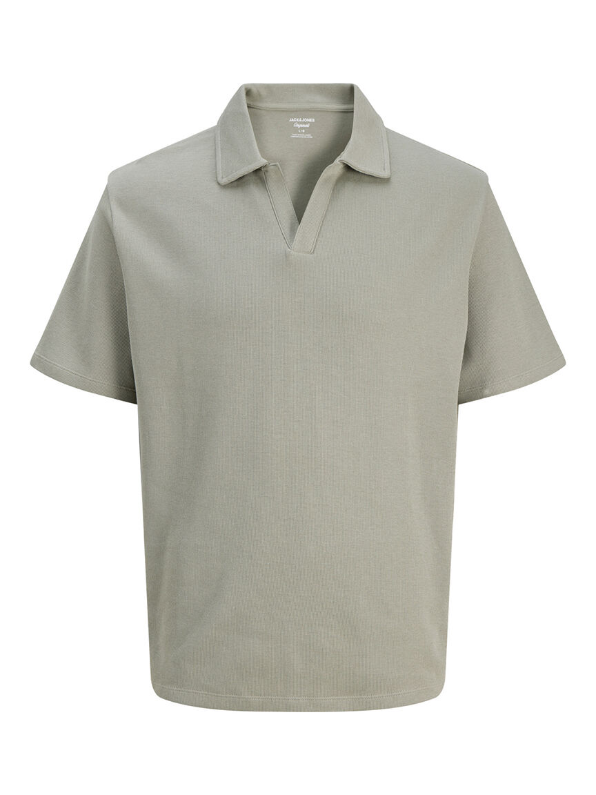 montauk split neck polo