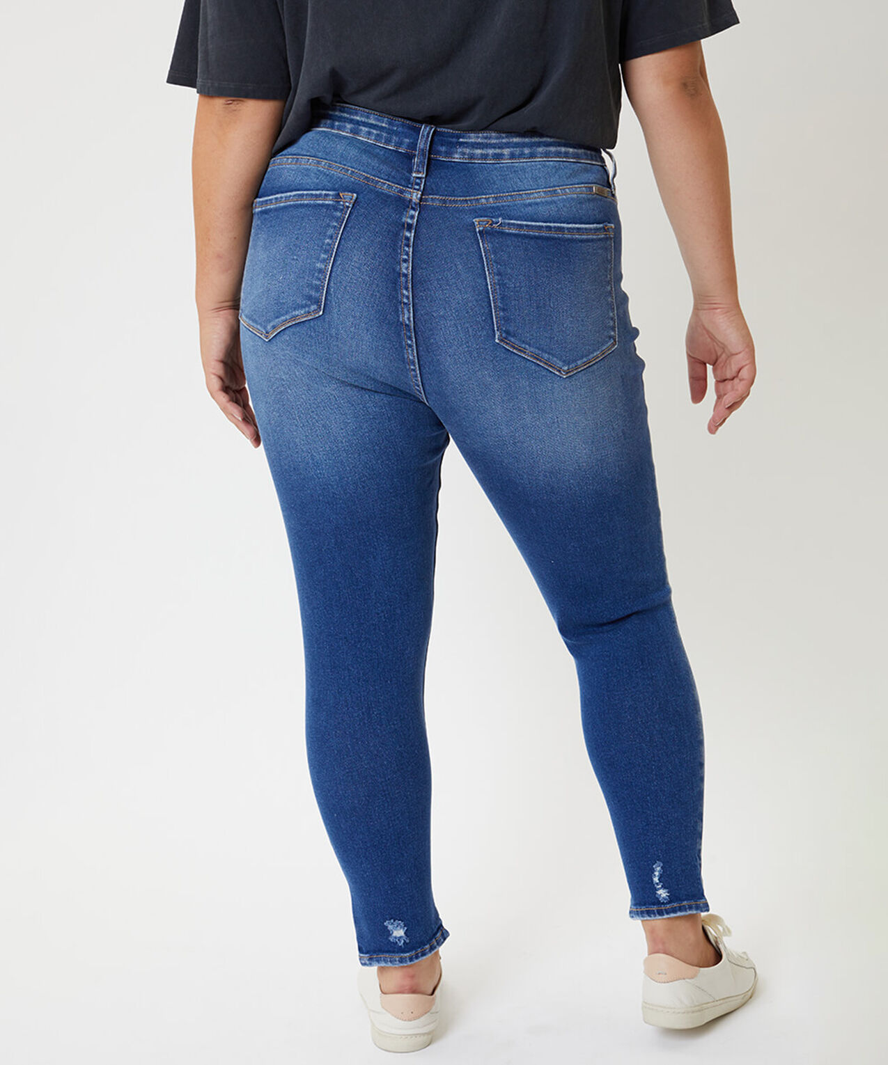 high rise skinny jeans Image 4