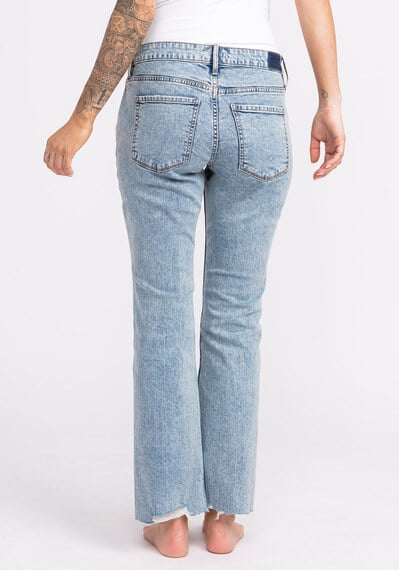 mid rise relaxed boot cut jeans Image 2