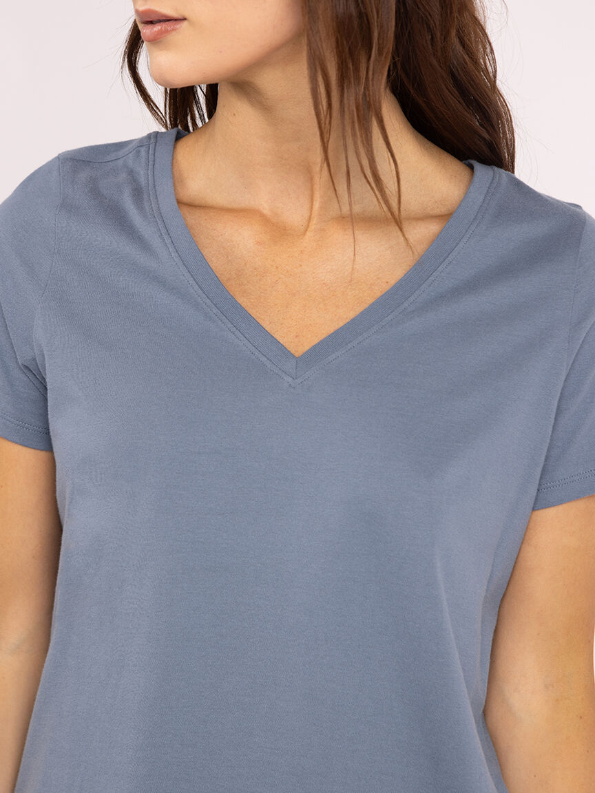 vickie v neck t-shirt Image 5