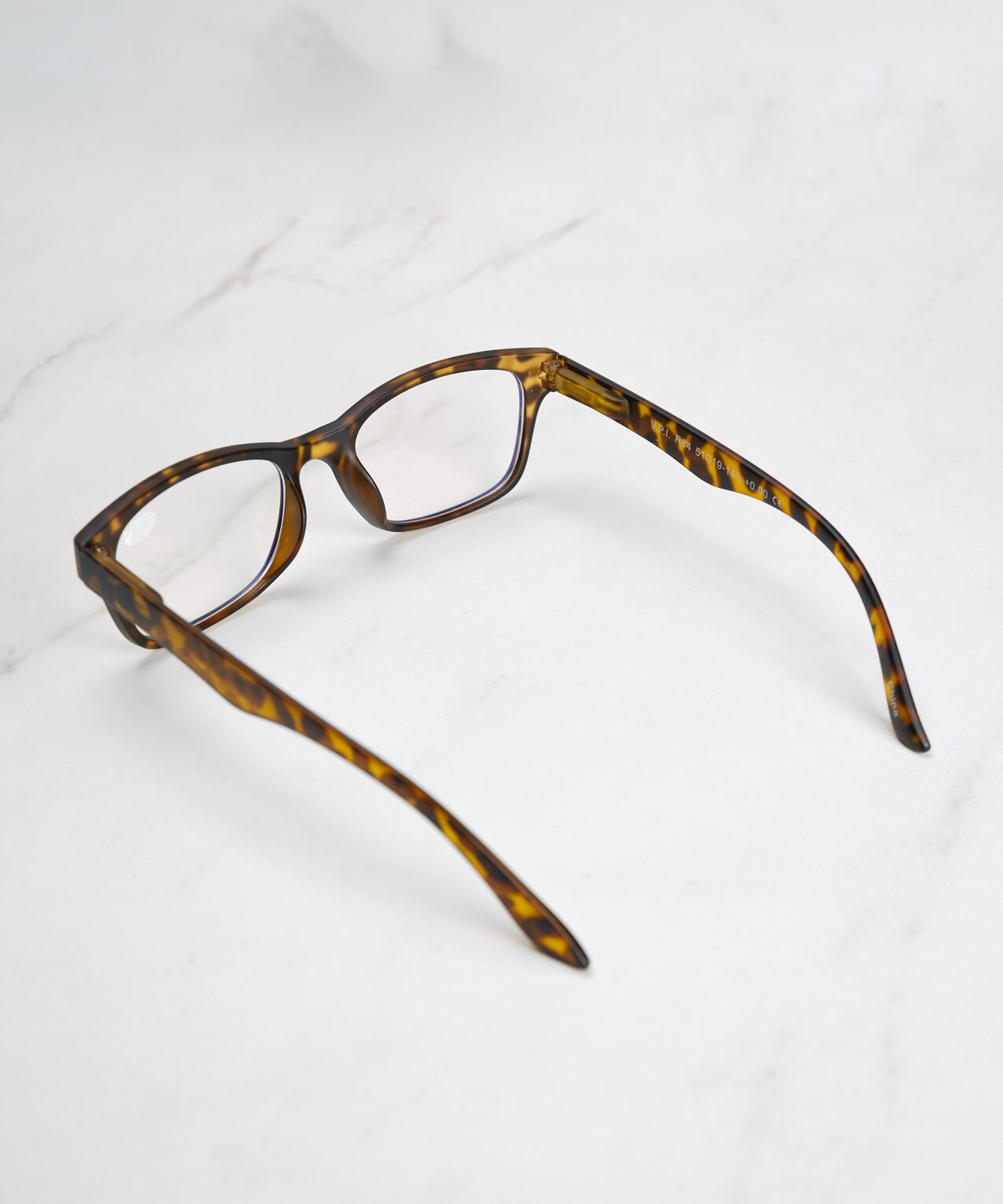 brown frame blue light protection glasses Image 4