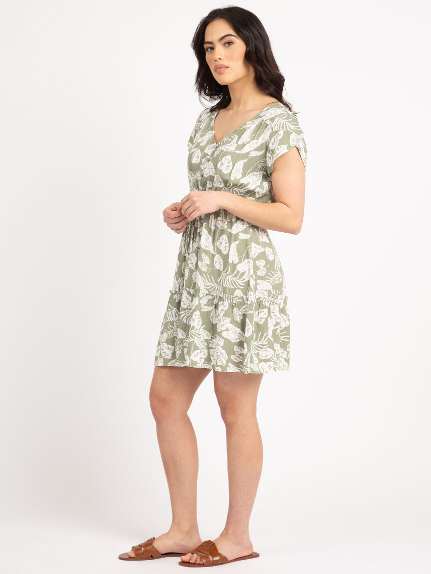 maren tulip sleeve tiered dress Image 2