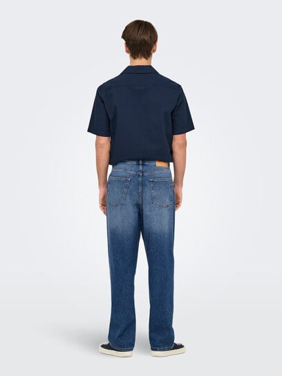 fade loose jean medium authentic fade loose jean medium authentic