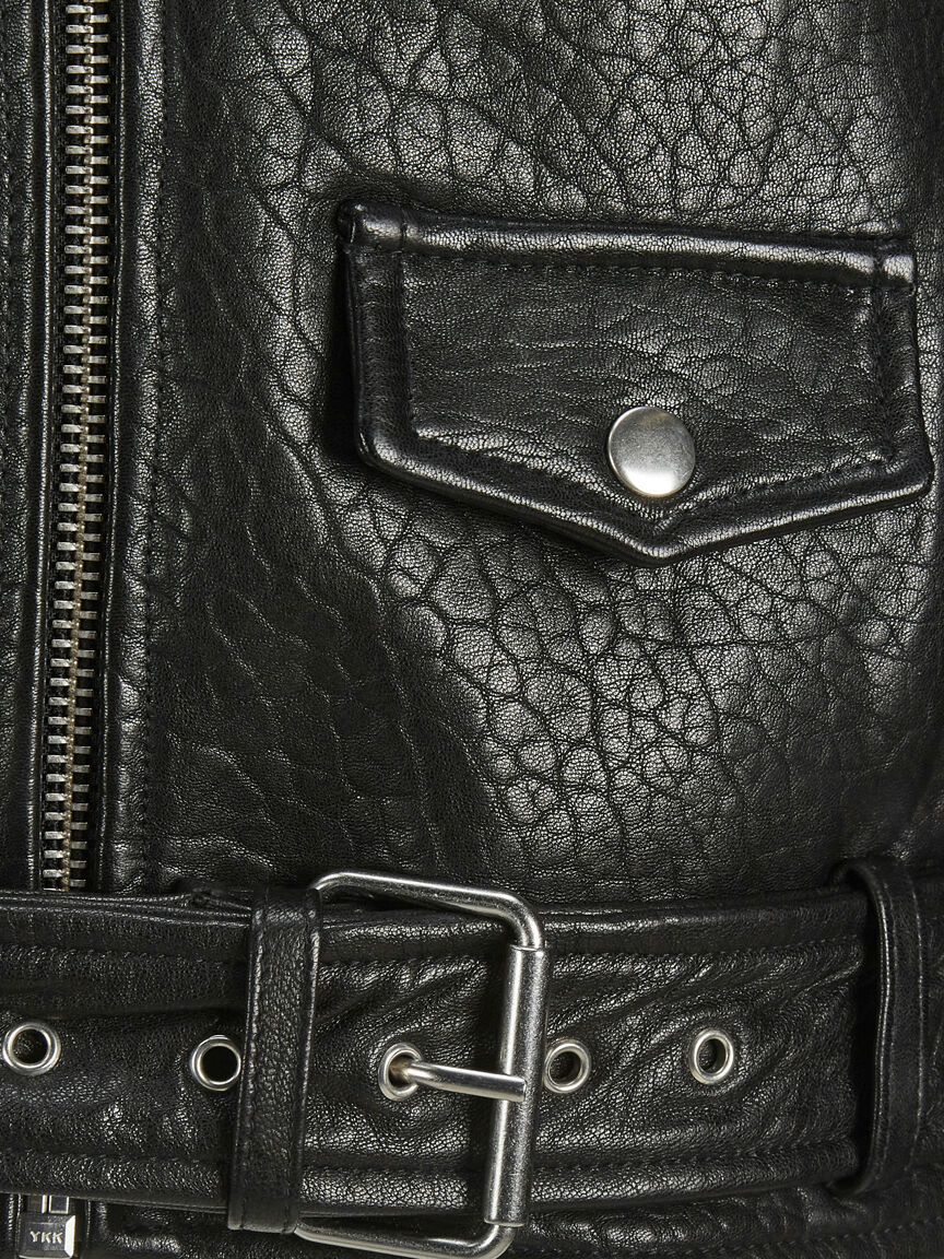 holly leather biker jacket
