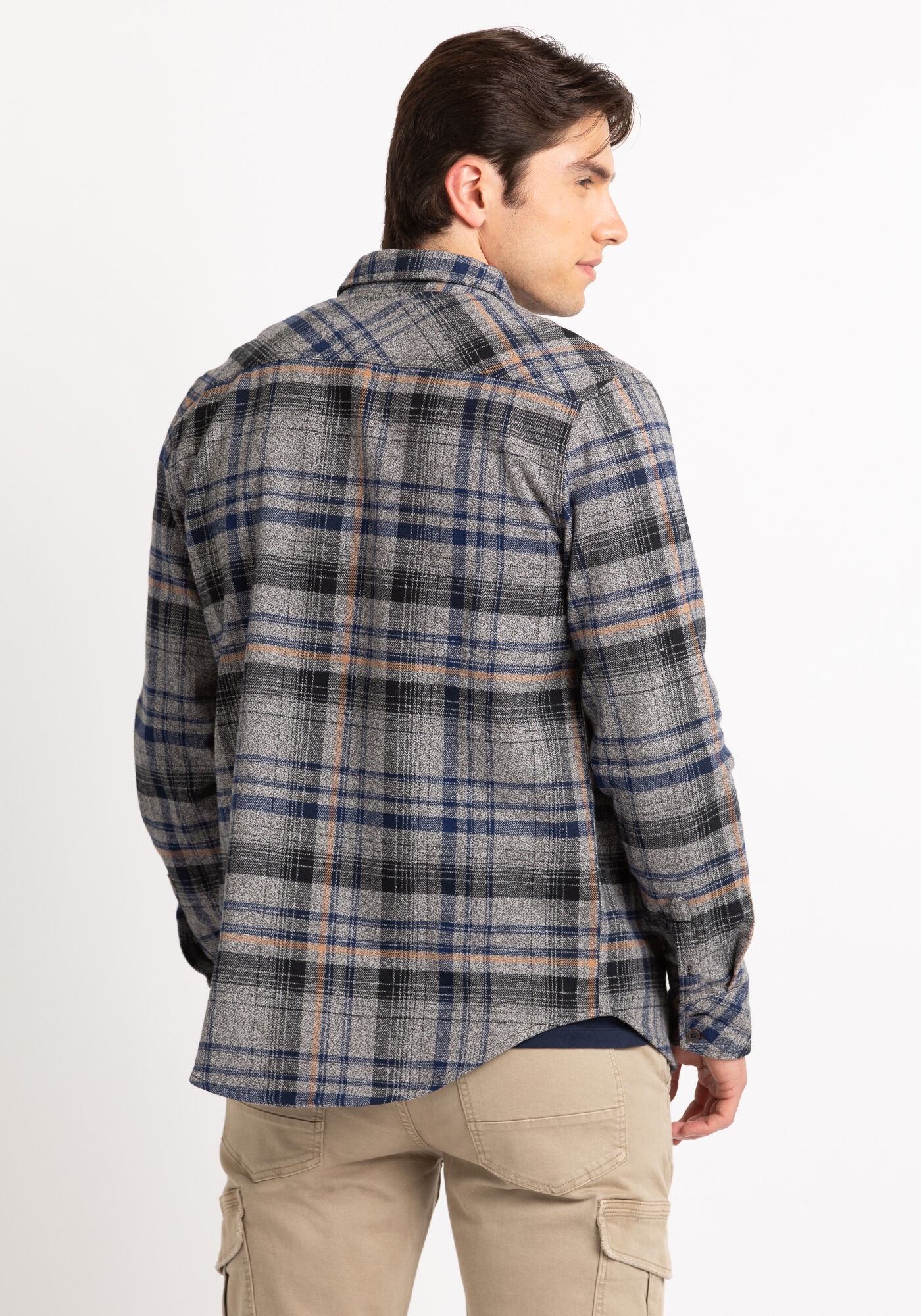 eli flannel button-up shirt Image 4