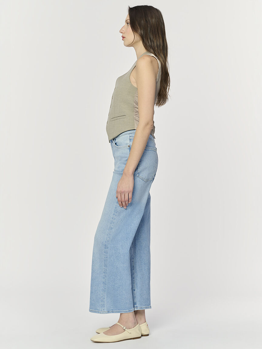 ICN cropped wide leg jean