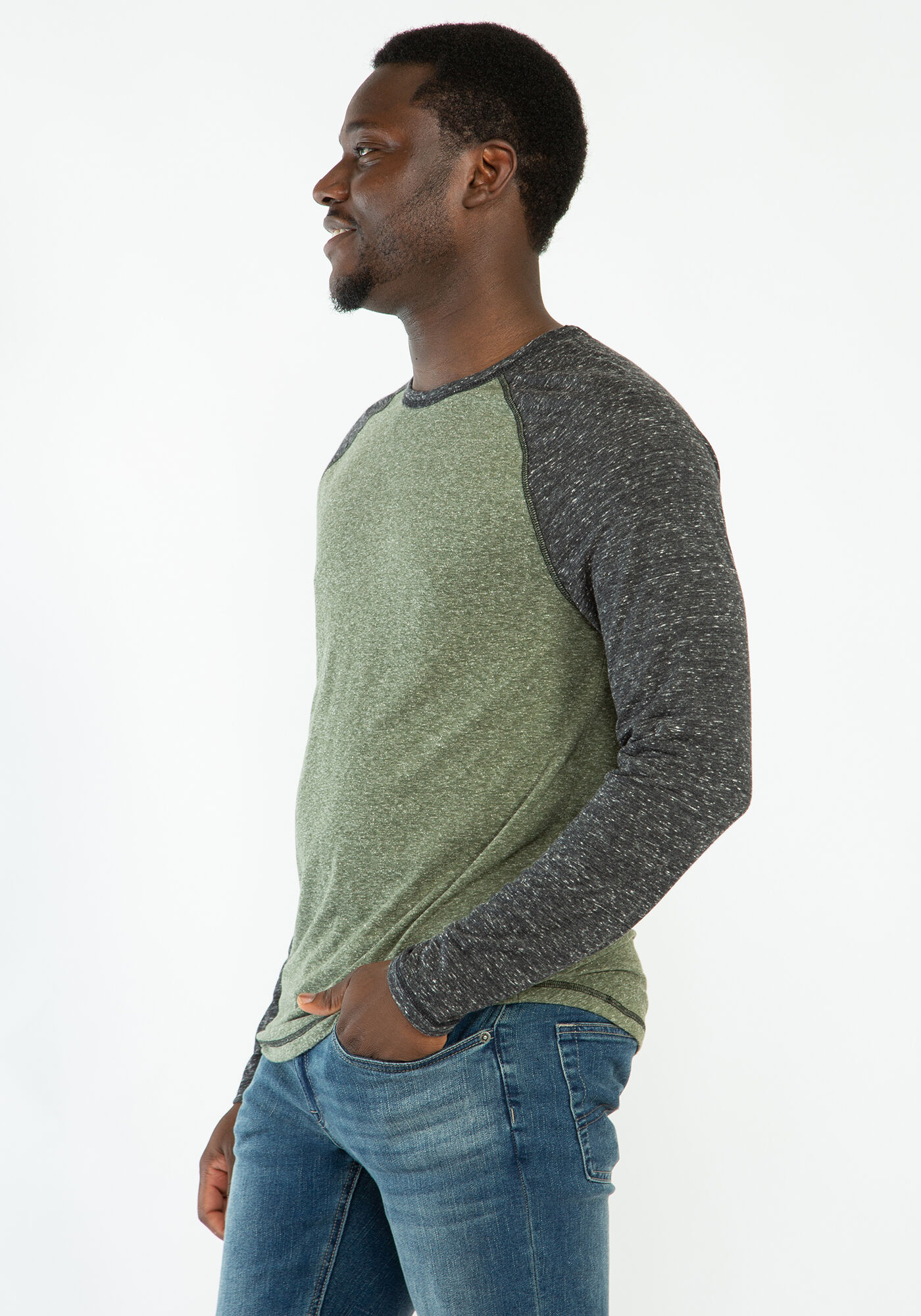 ellis snow wash baseball shirt Image 3