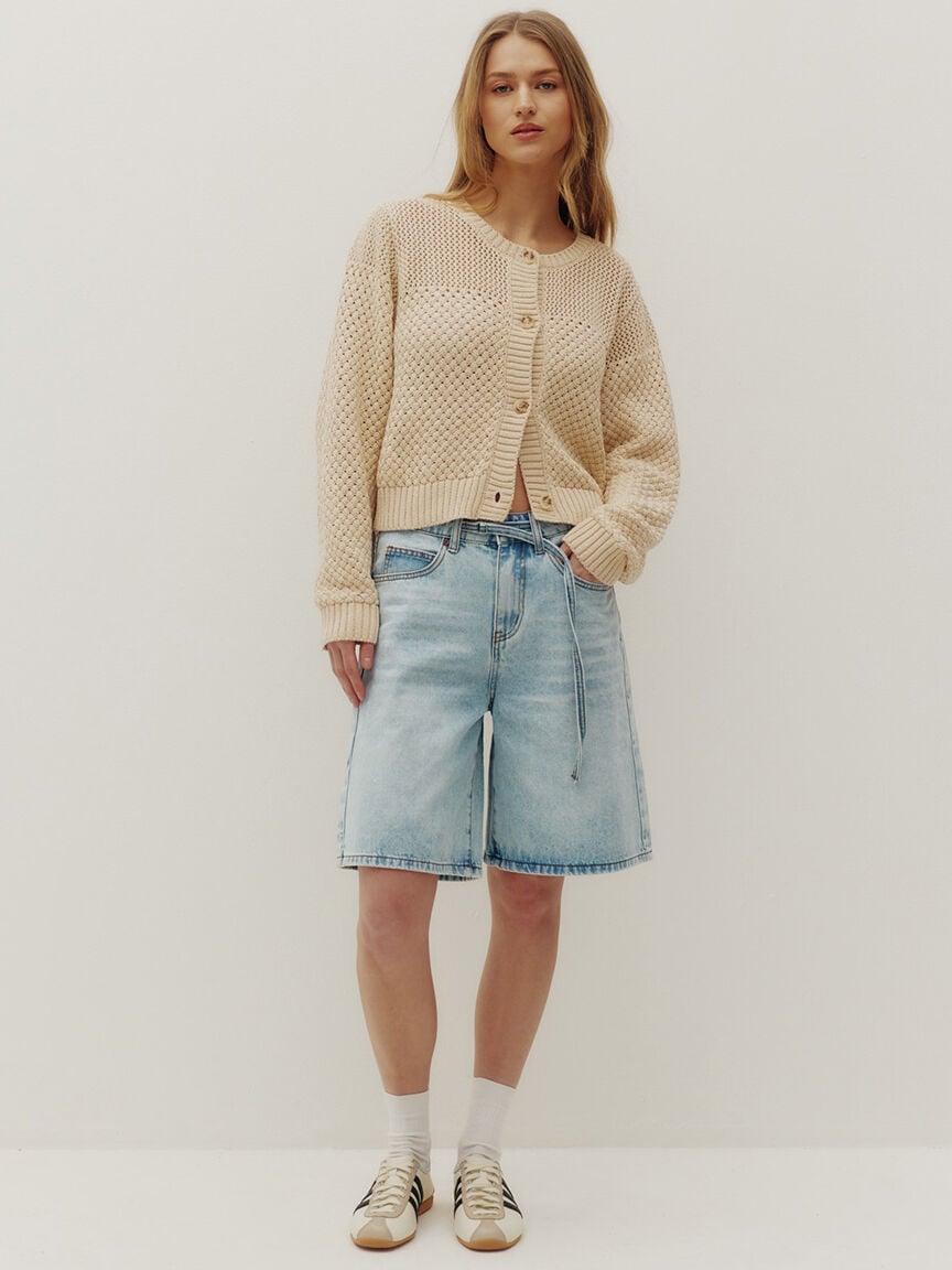 hudson belted shorts