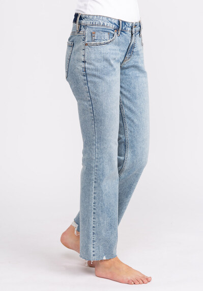 mid rise relaxed boot cut jeans Image 3