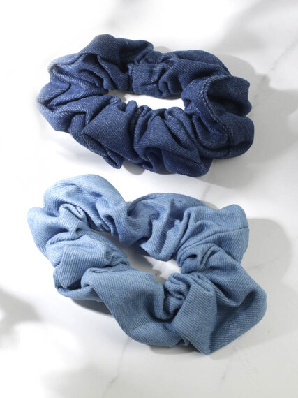 denim scrunchies denim scrunchies Image 1