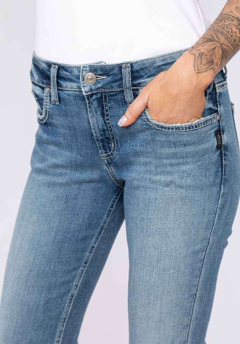 curvy fit bootcut jeans | SILVER | 2000006154