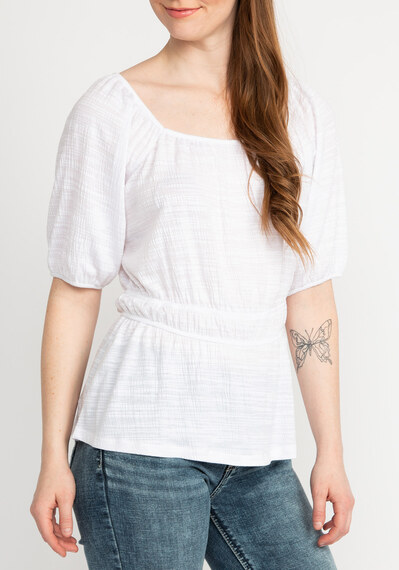 knox square neck short sleeve top Image 4