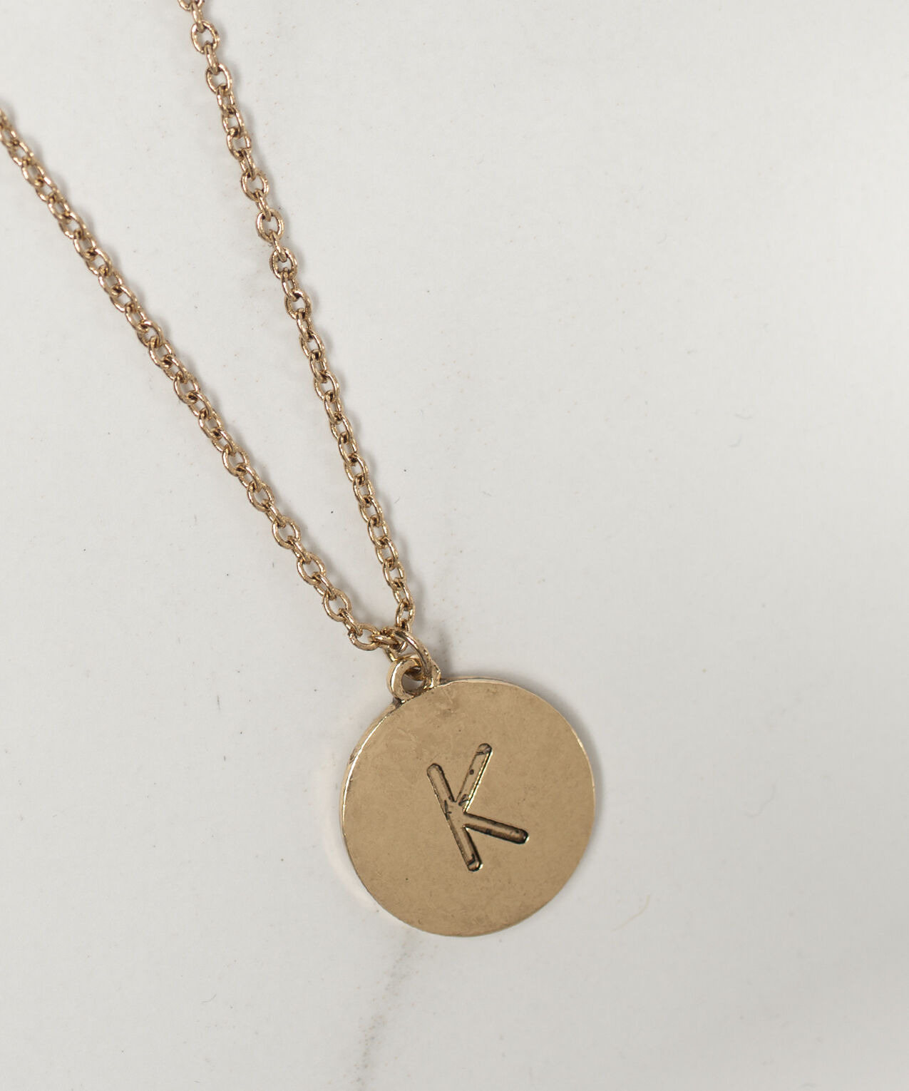 initial necklace - k Image 2