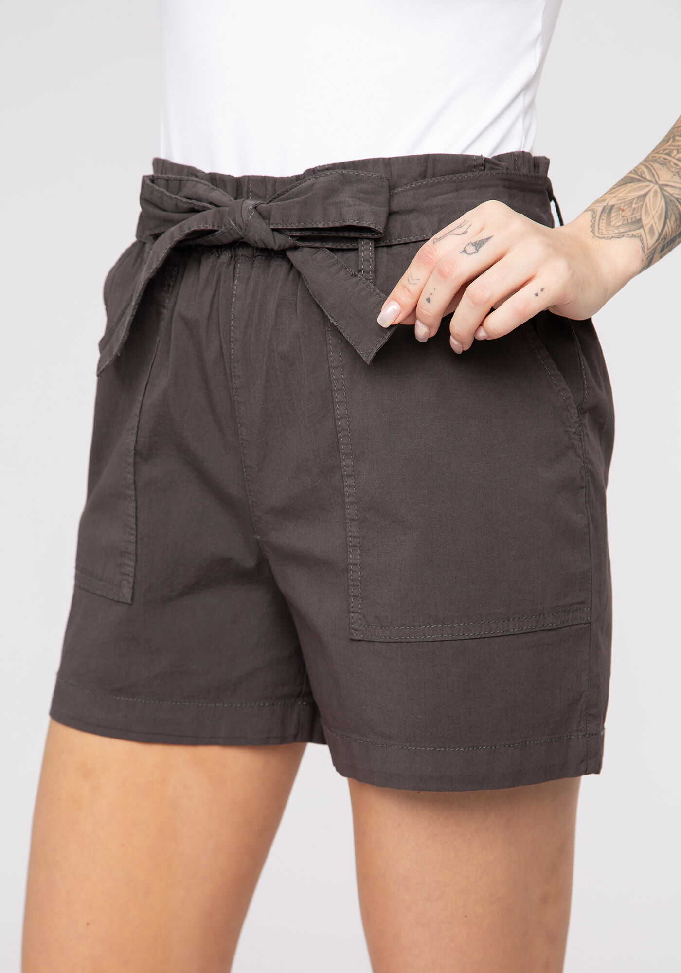 kai ripstop paper bag shorts Image 4