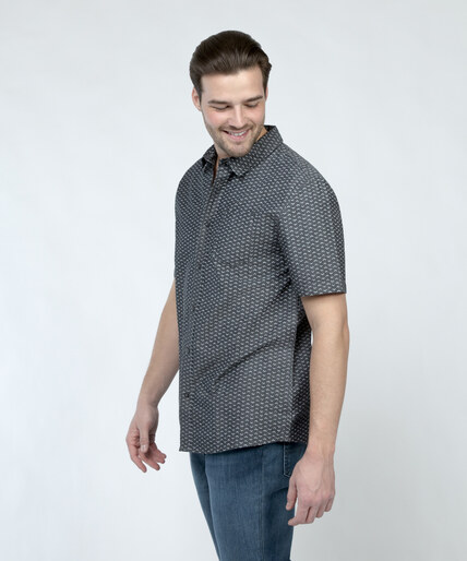 stripe button front shirt wallace Image 3