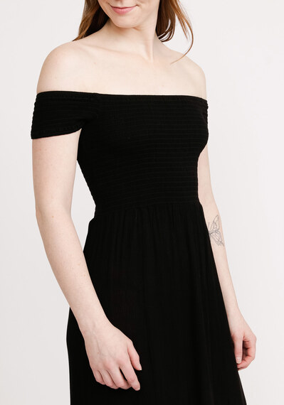 augustine smocked off shoulder maxi dress augustine smocked off shoulder maxi dress Image 4