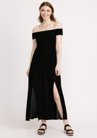 augustine smocked off shoulder maxi dress augustine smocked off shoulder maxi dress Image 1