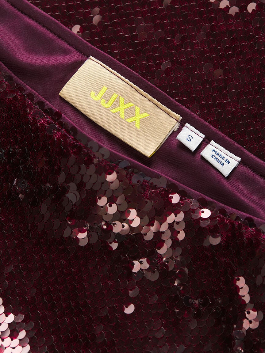 tara sequin mini skirt