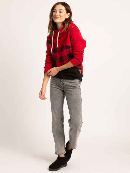 ainsley color block hooded popover Image 2