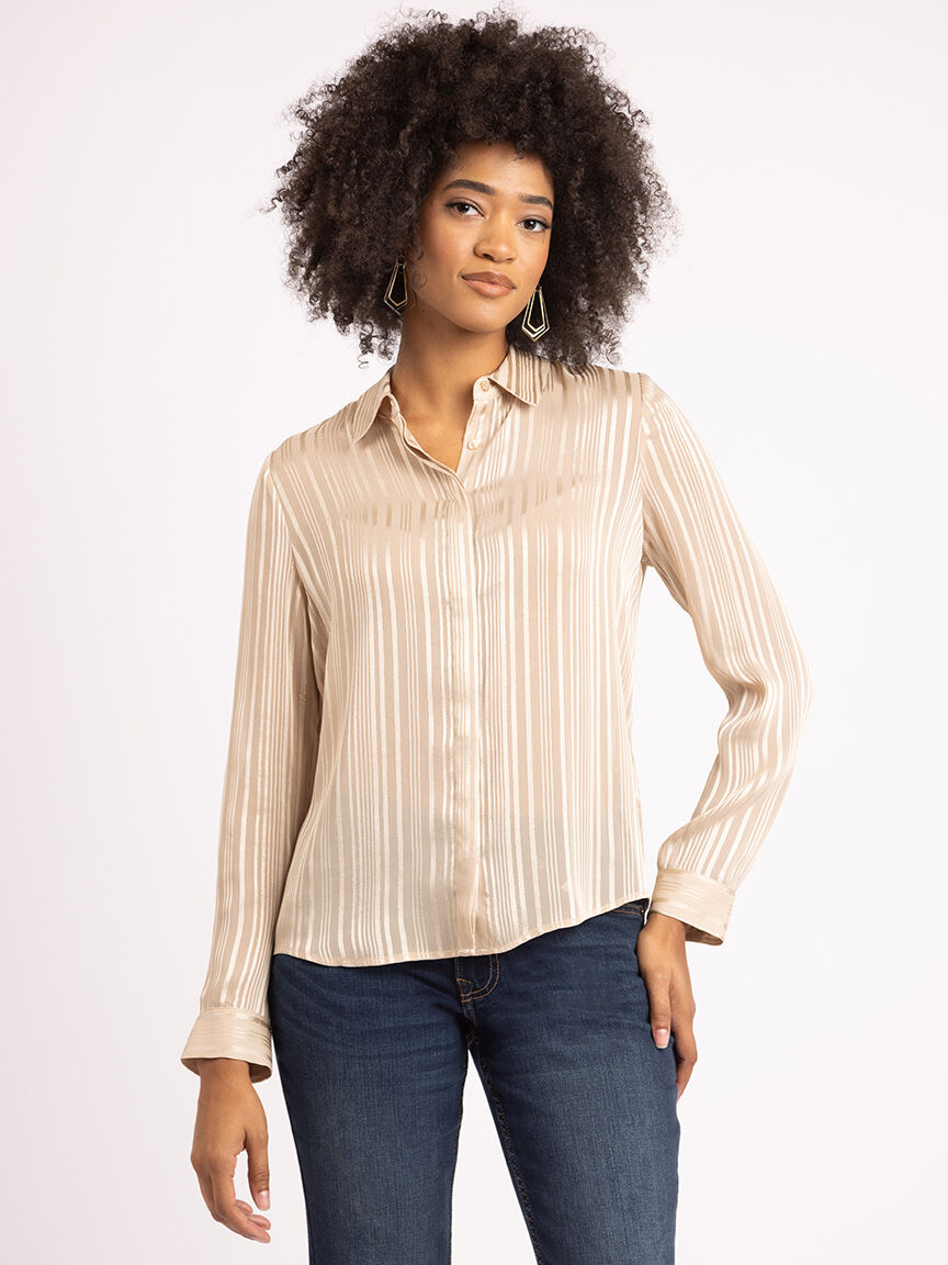 krista stripe shirt Image 1